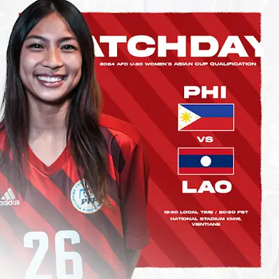AFC U 20 Feminine Philippines 1 0 Laos